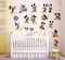 17pcs Colorful Mouse Stickers,Mouse Wall Decals, Stick Decorative Stickers, 15.7x23.5In - 40x60cm